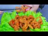 ASMR DEEP FRIED CHICKEN FEET WITH CHILI SAUCE  (THE BEAST CHICKEN FEET)  EATING SOUNDS | LINH-ASMR