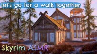 ASMR ? EXTREME cupped whispering in Skyrim ❄️ Soft ambiance & music