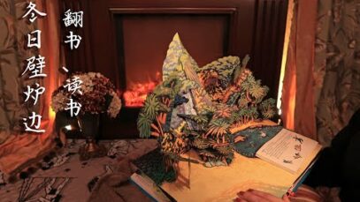 [ASMR] Reading by the Fire