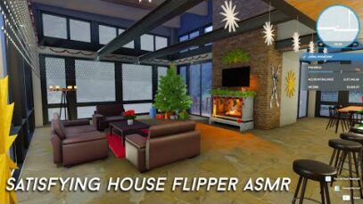 House Flipper ASMR | Let’s Flip a Modern Winter House ? Soft spoken