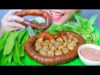 ASMR DỒI SỤN – Grilled Hog’s Pudding mEATING SOUNDS | LINH-ASMR