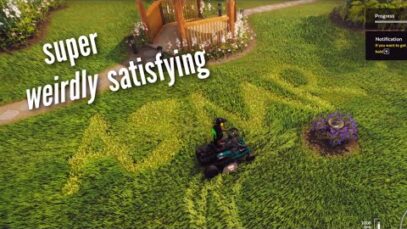 ASMR | Is this the most satisfying game of 2022? ? Lawn Mowing Simulator