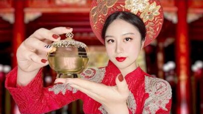*ASMR* Vietnamese Princess Does your Traditional Skincare