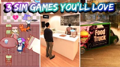 ASMR | 3 new Simulation Games you will LOVE ? Cat Cafe Manager, Espresso Tycoon, Food Truck Sim