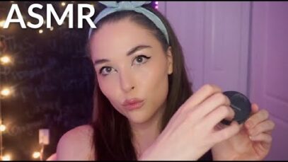 ASMR Doing My Make Up (Close Up, Hair Brushing, Whispering) *Amazing Tingles*