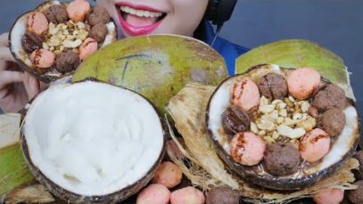 ASMR MAKAPUNO ( DỪA SÁP TRÀ VINH ) EATING SOUNDS | LINH-ASMR