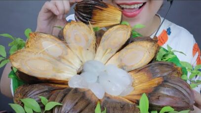 ASMR NIPA PALM , EATING SOUNDS LINH ASMR