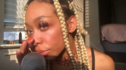 ASMR | Playing In My Braids ??‍♀️ { ramble + random triggers }