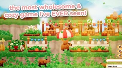 ASMR | This is literally the cutest, most wholesome game I’ve ever played ? Capybara Spa