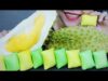 ASMR DURIAN X DURIAN CREPES , EATING SOUNDS | LINH-ASMR