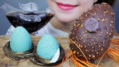 ASMR EATING CHOCOLATE EGGS TO HAPPY EASTER DAY EATING SOUND | LINH-ASMR
