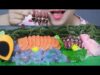 ASMR hotaru-ika ( enope squid ) , Raw salmon , blue jellyfish feet , eating sounds | LINH-ASMR