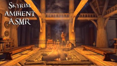 ASMR POV: You’re staying at the Bannered Mare in Skyrim ? Singing & Ambience