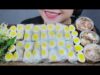 ASMR RICE PAPPER SPRING ROLL WITH SOFT BOILED QUAIL EGGS , EATING SOUNDS | LINH-ASMR