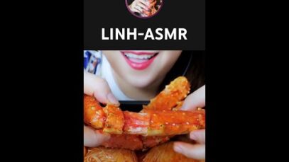 #shorts eating spicy kingcrab x rice cake x enoki mushroom
