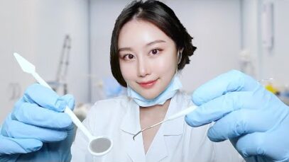 *ASMR* Chinese Dentist Check-Up 牙醫檢查牙齒發現有蛀牙！(ENG SUB)