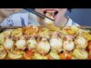 ASMR EATING CUTTLEFISH X SOUR MANGO SALAD IN TOMYUM SAUCE , EATING SOUNDS | LINH ASMR
