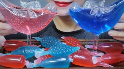 ASMR TIKTOK JELLY X DRINKING SOUNDS | LINH ASMR