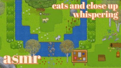 Cattails ASMR | Stardew Valley but with cats?! 🐱 Close up whispers