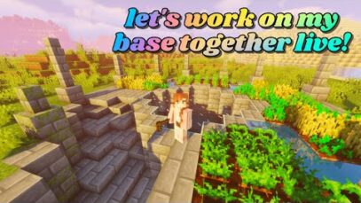 Live ASMR 🔴 Let’s play Minecraft together! ⛏️ Working on my underground base