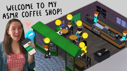 ASMR | Let’s Have a Virtual Coffee Date ☕💕 Get cozy with me and let’s play Coffee Shop Tycoon