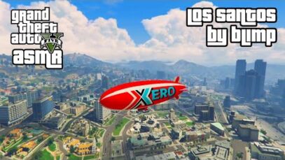 GTA ASMR | The Most Relaxing Blimp Tour of Los Santos 🚁 Soft whispering