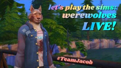 Live ASMR 🔴 Let’s play The Sims Werewolves! 🐺 A relaxed & chaotic livestream