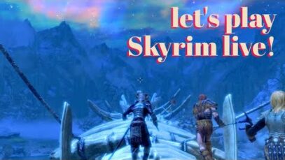 Live ASMR 🔴 My first time streaming Skyrim in 4 YEARS!! ✨ Come hang out and relax! ✨
