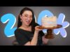 ASMR 🎂 Baking and eating a cake for 200k subscribers! 🍰 200k Subs Celebration!!