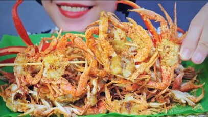 ASMR CUA SỮA CHIÊN GIÒN – DEEP FRIED BABY CRAB , EATING SOUNDS | LINH-ASMR