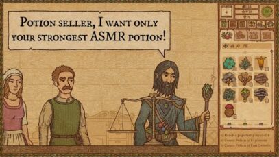 ASMR | Playing Potion Craft to put you to sleep! ⚗️ Close up whispering