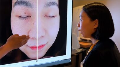ASMR 실제 한국에서 체험한 개인 맞춤 스킨케어 | 코 모공 관리 | 데콜테 마사지