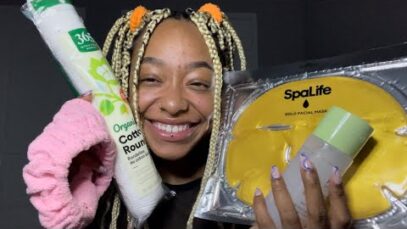 ASMR | big sister does your skincare for bed 🛁💤💗 {roleplay}