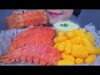 ASMR RICE CAKE SHAKE WITH CHESSE AND LOBSTER TAILS , EATING SOUNDS | LINH-ASMR