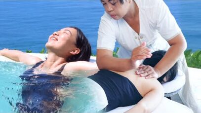 ASMR Best Beach Hot Stone Massage in Indonesia