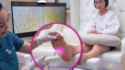 ASMR 가장 간지러웠던 한국식 발 피부관리 Korean Style Foot Skincare